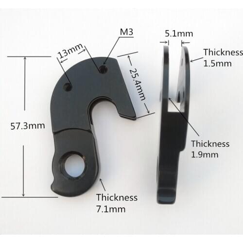 5pcs Bicycle rear Derailleur hanger mtb road alloy dropout for CANNONDALE CAAD2 3 4 5 6 7 Six 13 Road CANNONDALE hanger extender