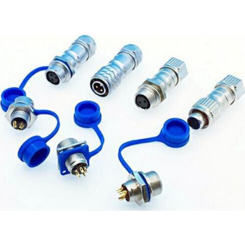 Aviation Plug Socket Connector HA12 2 3 4 5 6 7 9 Pins