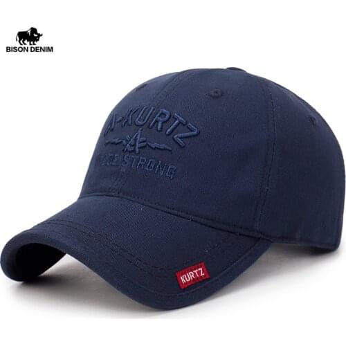 BISON DENIM Baseball Cap Adorable Sun Caps Fishing Hat for Men Women Unisex-Teens Embroidered Snapback Hip Hop Hats M9687