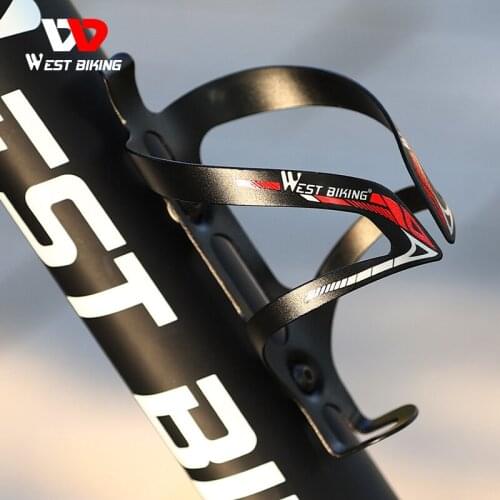 WEST BIKING Water Bottle Cage Aluminum Alloy Adjustable MTB Road Bike Bracket Bisiklet Aksesuar Ultralight Bicycle Bottle Holder