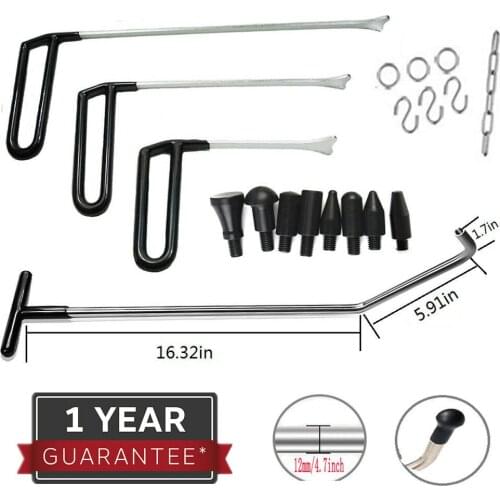 Paintless Dent Repair Tools Push Rod Hooks Paintless DENT Repair DENT Puller Car Removal Tools