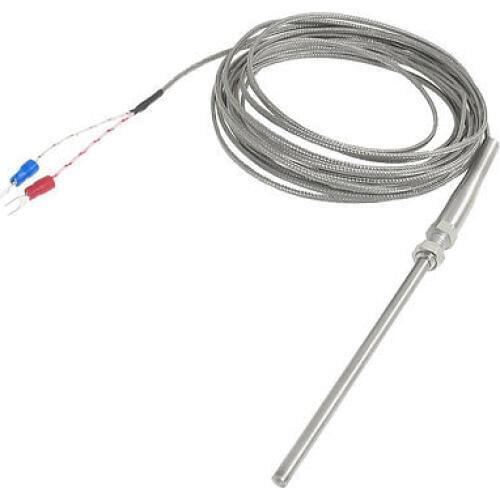 K Type 10cm Probe Thermocouple Temperature Measurement Sensor 4.8M