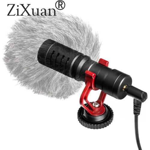 Compact On-Camera Video Microphone Universal Interview Recording Mic For IOS For Android Smartphone For DSLR Cameras