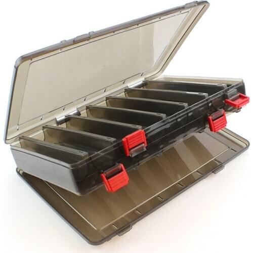 Fishing Lure Box Double Sided Tackle Box Fishing Lure Egi Squid Jig Pesca Box Minnows Bait Fishing Tackle Boxes