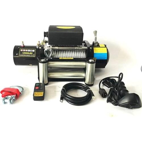 12v/24v 13000 lbs off-road vehicle winch