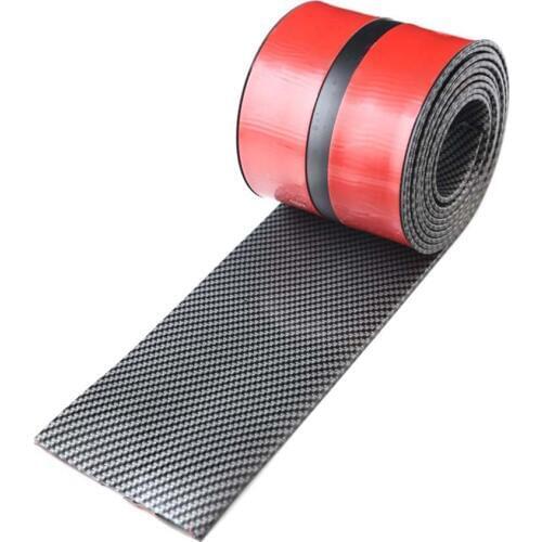 2.5m Universal Car Vehicle Door Edge Bumper Strip Lip Guard Decor Protector Moulding Trim with Self Adhesive Tape for Truck, SUV