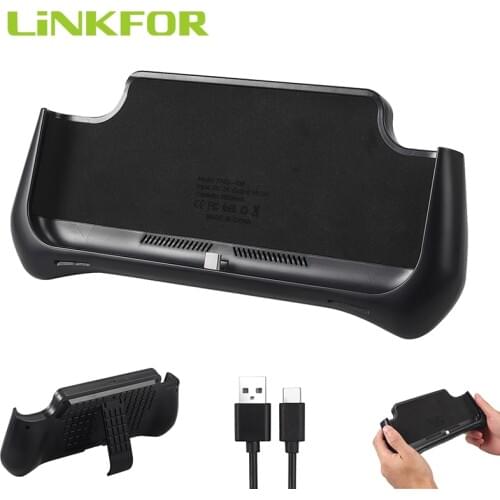 LiNKFOR 5V 2A Charging Grip For Nintendo Switch Lite Charging Cable 80cm USB to Type-C Interface In-line Chargeable Handle Stand