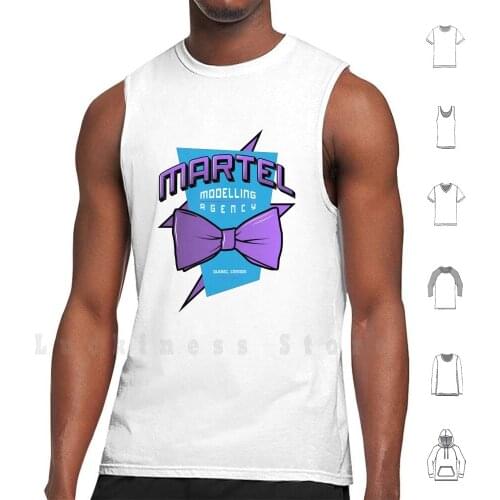 Martel Modelling Agency tank tops vest sleeveless Rick Martel The Model Wrestling Old School Classic