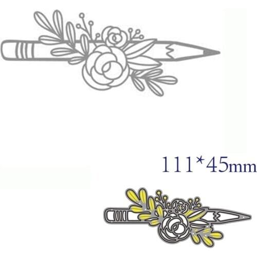 Metal cutting dies cut die mold Pen flower decoration Scrapbook paper craft knife mould blade punch stencils dies