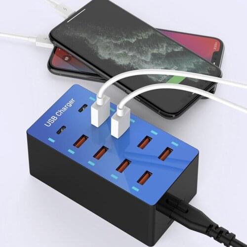 Multi-function 10-port charging socket 5V2.4A multi-port charger for mobile phone and tablet 10usb travel charger