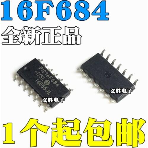 NEW PIC16F684-I/SL PIC16F684 Micro controller 8-bit microcontroller SOP14 Embedded single chip microcomputer controller, MCU, a