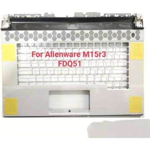 New original US Palmrest Upper Cover Case C shell white For Dell Alienware M15 R3 Gaming Laptop FDQ51 0CX9G8 CX9G8 06RH0N