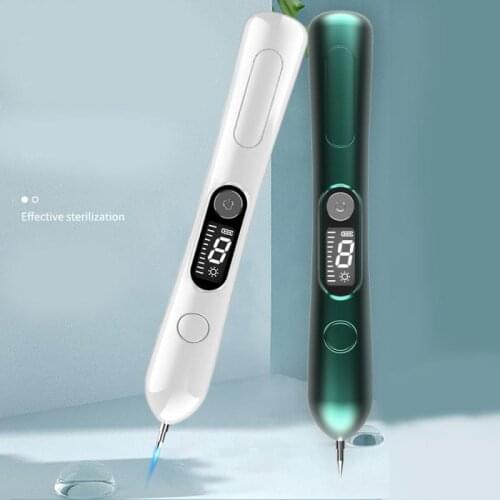 LCD Plasma Pen Mole Removal Pen Mole Tattoo Freckle Wart Tag Removal Pen 9-Speed Adjustment Spots And Black Spots Beauty Pen