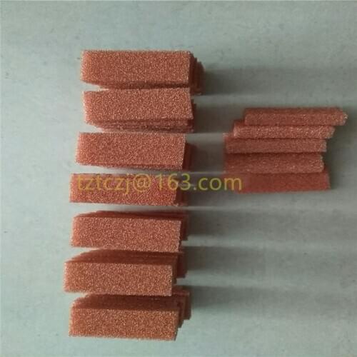 Porous foam copper/Thermal conductive sponge copper/Electrolysis, electrode, battery, shielding experiment materials