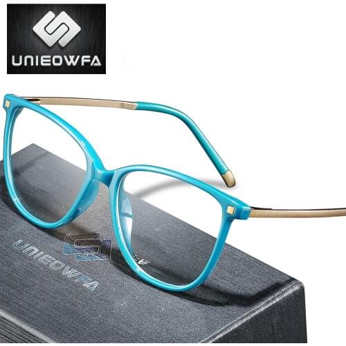 Clear Prescription Glasses Women Optical Myopia Eyeglasses Female Photochromic Anti Blue Light Progressive Spectacles Brand