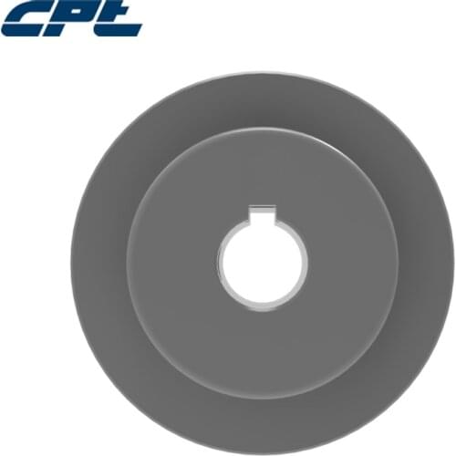 CPT 2AK25 V Belt sheave pulley for A belt, 2 Grooves, Bore 1/2", 5/8", 3/4", 7/8", 1", 1-1/8", Cast Iron, 2.55" OD, ISO9001