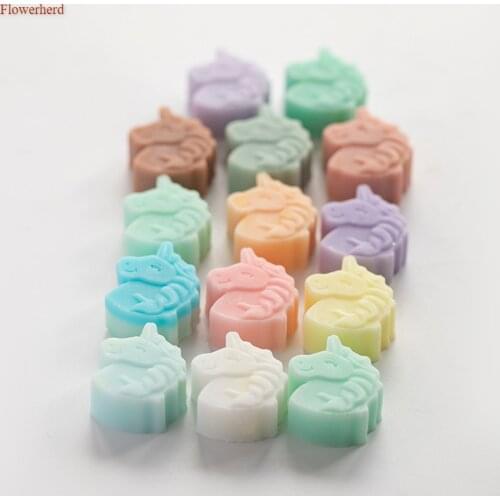 7 Cavities Cute Animals Mold Unicorn Handmade Soap Silicone Mold Cake Decors Soap Molds for Soap Making Cake Chocolate Mold