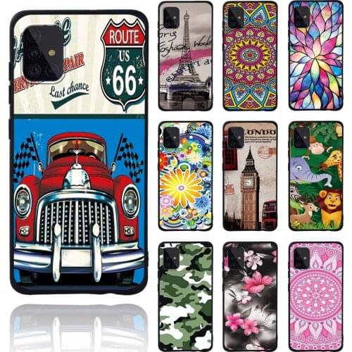 Phone Shell for Samsung Galaxy A10 /A20E/ A30S /A40 /A50 /A50S /A70 /A70S /A5 /A71 Silicone Smart Anti-fall Phone Case