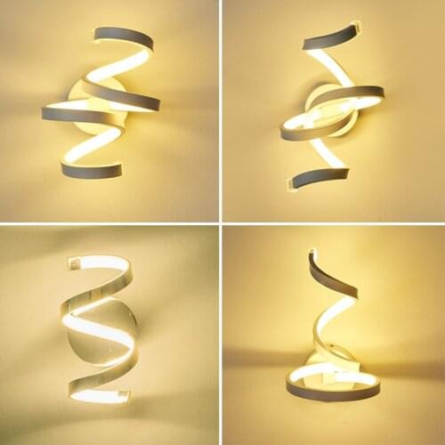 Modern 85-240V LED Wall Mounted Light Home Bedside Aisle Lighting Bedroom Living Room Stairs Decorative Art Lamp