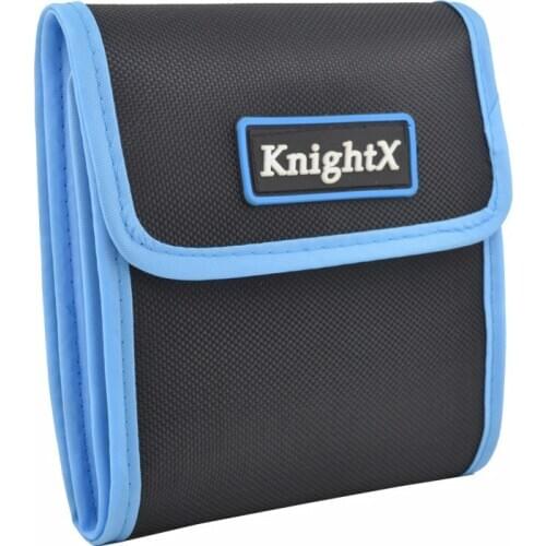 KnightX lens bag For canon eos sony nikon cpl uv nd Filter Wallet Lens Storage Case Pouch Holder 3 4 6 Pockets
