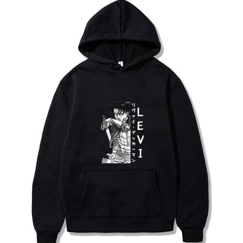 Anime Attack on Titan Hoodies Fashion Pullovers Male Tops Sweatshirts