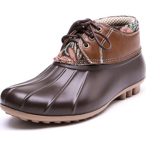TONGPU Womens Low-Cut Comfortable Duck Boots 28-397
