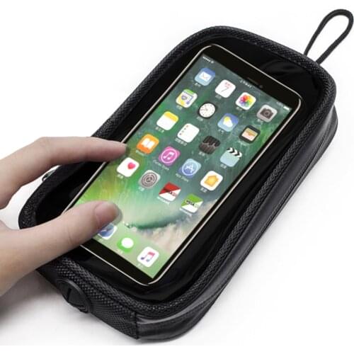 Universal Motorcycle Tank Bags Transparent Mobile Phone Seat Bag Magnetic Tank Bag Water repellent Phone Holder Pouch 2021