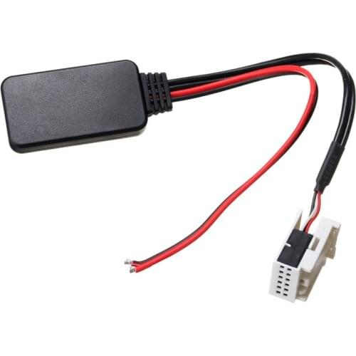 12-Pin Module Board Wireless Bluetooth Stereo Music Adapter Receiver Aux Auxiliary o Cable For Mercedes-Benz W169 W245 W203