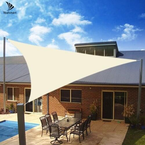 140GSM Sun Shade Sails Waterproof Rectangle Sun Shelter Garden Terrace Canopy Swimming Sun Shade Camping Hiking Yard Awning Tent