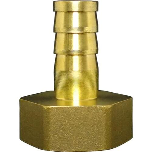 6mm 8mm 10mm 12mm 14mm 16mm 19mm 25mm Hose Barb x 1/2" BSP Female Thread Brass Pipe Fitting Nipple Connector Adapter