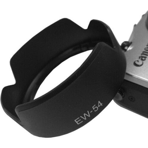 2PCS Camera Lens Hood 52mm Filter Bayonet EW-54 for EF M M2 with EF-M 18-55mm f/3.5-5.6 IS STM 52mm Lens