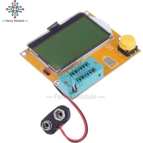 Mega328 Digital Transistor Tester Diode Triode Capacitance Meter ESR/MOS/PNP/NPN LCR 128*64 LCD Screen V2.68