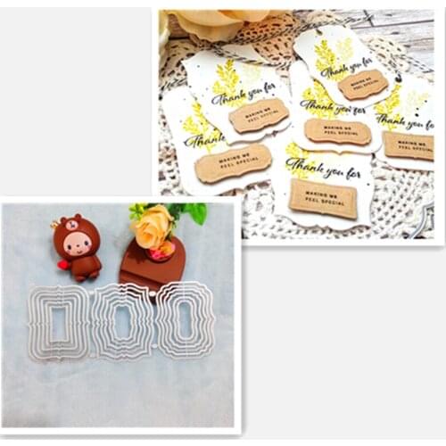 Background of various shapes Metal Cutting Dies for DIY Scrapbooking Album Paper Cards Decorative Crafts Embossing Die Cuts