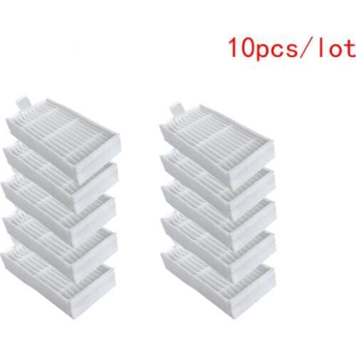 10pcs HEPA Filter for vacuum cleaner CHUWI ilife v5s ilife v5 pro v1 V3 V3+ v5pro x5 ECOVACS CR130 CEN540 vacuum cleaner parts