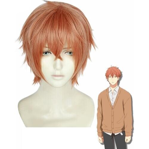 Anime GIVEN Sato Mafuyu Short Wig Cosplay Costume Heat Resistant Synthetic Hair Men Women Halloween Party Wigs