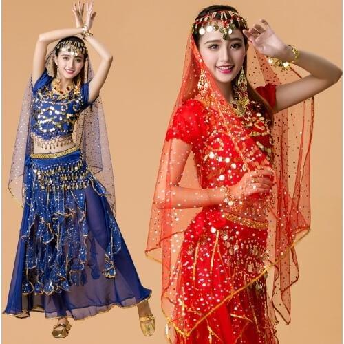 6 Color Belly Dancing Clothes Indian Dance Costume for Performance Stage Wear Women Dance Dress Stage & Dance Wear