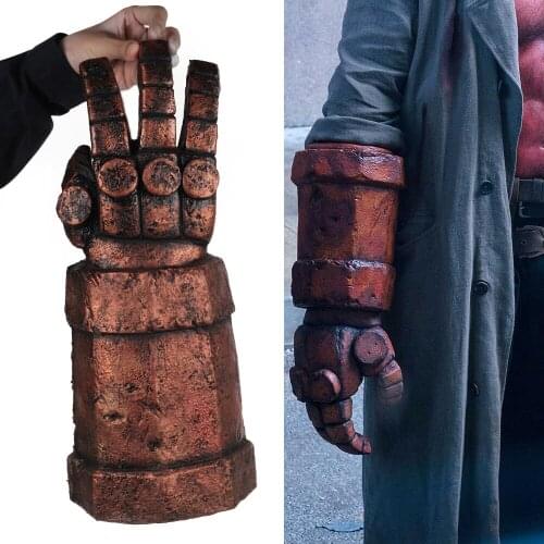 Hellboy Latex Gloves Halloween Costume Stage Show Cosplay Props Rise Of The Queen Arm Weapon Gloves