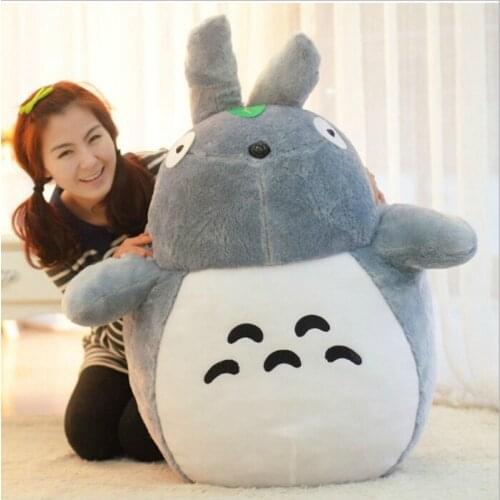 Hot 23" 60cm Selling Item Totoro Cartoon Movies Plush Toys Smiling High Quality Brinquedos Dolls Factory Price Free Shipping