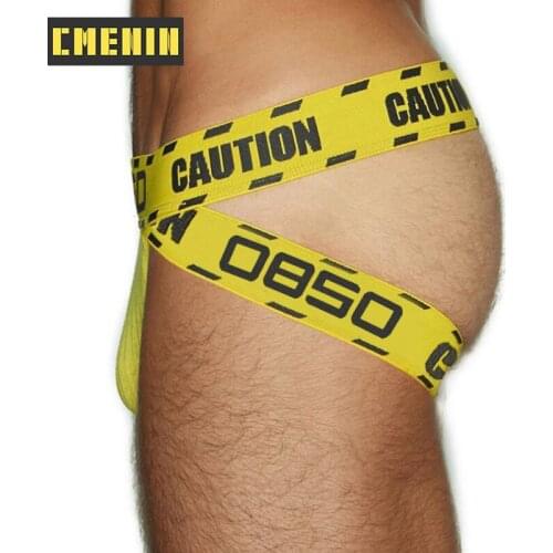 CMENIN 2021 New Cotton Underpants Gay Men Sexy Mans Underwear Thong Men Jockstrap Quick Dry Mens Thongs And G strings Gift
