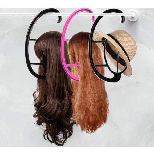 New Durable Wig Stands Hanger Salon Barber Shop Hanging Hats Holder Dryer Display Stand Racks Organizer