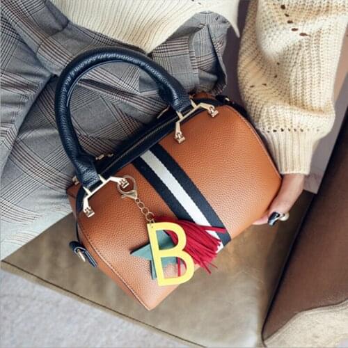 New lady handbags large capacity Boston Bags s pillow designer shoulder bags PU hand bag