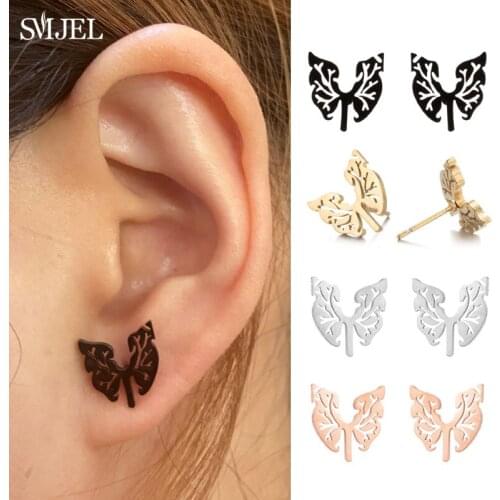 New Medical Doctor Nurse Jewelry Human Lungs Earrings Anatomy Skeleton Gold Jewelry Halloween Stud Earring Women Student Gifts
