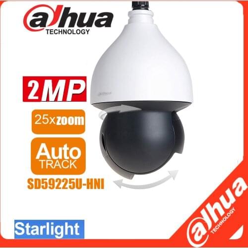 Original Dahua Auto-tracking and IVS PTZ camera SD59225U-HNI H.265 PoE IR 150m night vision DH-SD59225U-HNI DHI-SD59225U-HNI