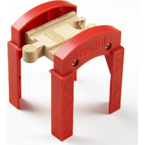 P043-1 multi-function track bridge piers Suitable for Electric car compatible train wood track scenes necessary accessories
