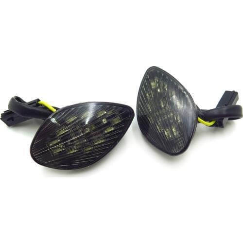 Aftermarket free shipping motorcycle parts Euro LED Flush Mount Turn Signal for 2004 2005 Honda CBR 1000 RR CBR1000RR Smoke