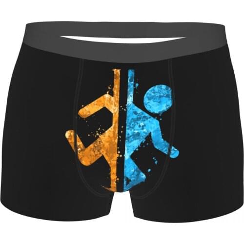 Splatter Portal Game Chell Atlas P-Body Underpants Cotton Panties Man Underwear Comfortable Shorts Boxer Briefs
