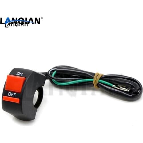 Universal Motorcycle Handlebar With ON/OFF Button Fog Light Switch for Yamaha Honda Kawasaki Ducati BMW Suzuki Victory Ect