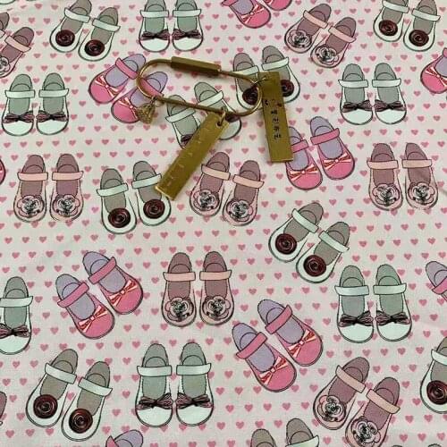 110CM Width Cartoon Fabric For Sewing Cloth By Yard Vintage Printed 100% Cotton Fabric For Kids Dress DIY Needlework Material