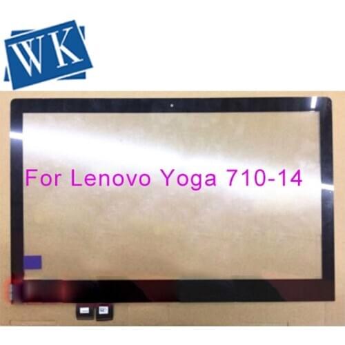 14'' Touch Screen Glass Digitizer Panel Glass Lens For Lenovo YOGA 510-14ISK 80S with frame