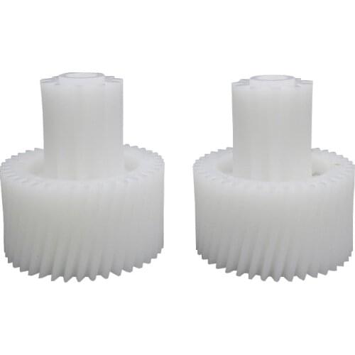 2 Pcs Gears Spare Parts for Household Electric Meat Grinder Plastic Mincer Wheel MCL02DV for Moulinex HV6 HV8 HV10 Tefal T-Fal